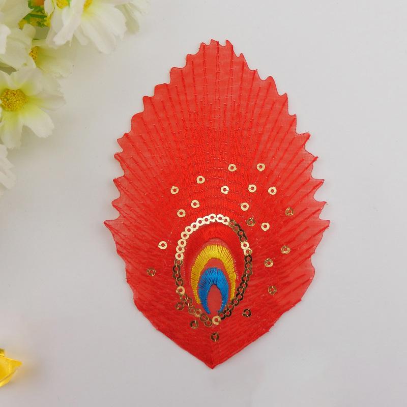 

1 шт. Аксессуары для одежды Павлина Аксессуары для одежды Украшение для сценического костюма Общий полиэстер Яркий красный