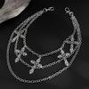 Fashion Punk Metal Pants Chain Hip Hop Waist Chain Cross Pendant Jeans Chain For Men Women Accessories Gifts