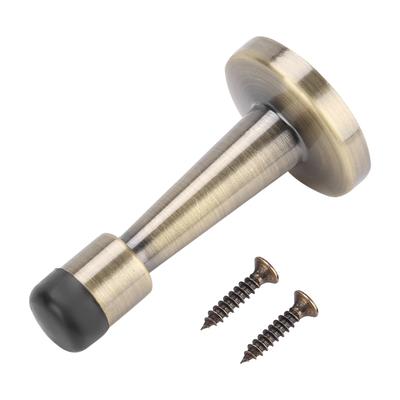 Zinc Alloy   Rubber Anti Collision Door Stopper Holder Home Hotel Office Accessory