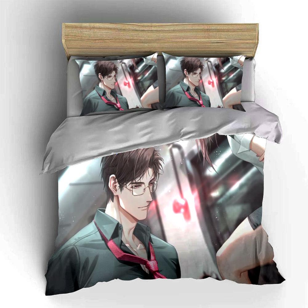 Man Wearing Glasses, Tie. Bedding Sets Duvet Cover Sets Duvet Covers Pillowcases(1*Duvet Cover 2*Pillowcases Without Duvet Insert)