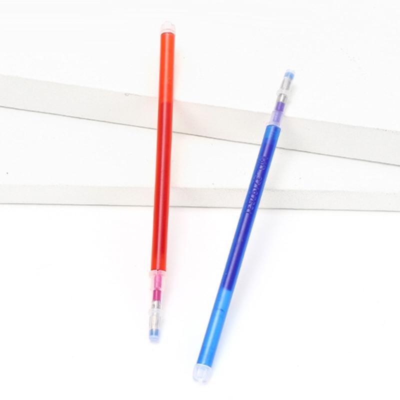 100x Erasable Fabric Refills High Temperature Disappearing Ink Fabric Marker Refills for Dressmaking Fabric PU Leather