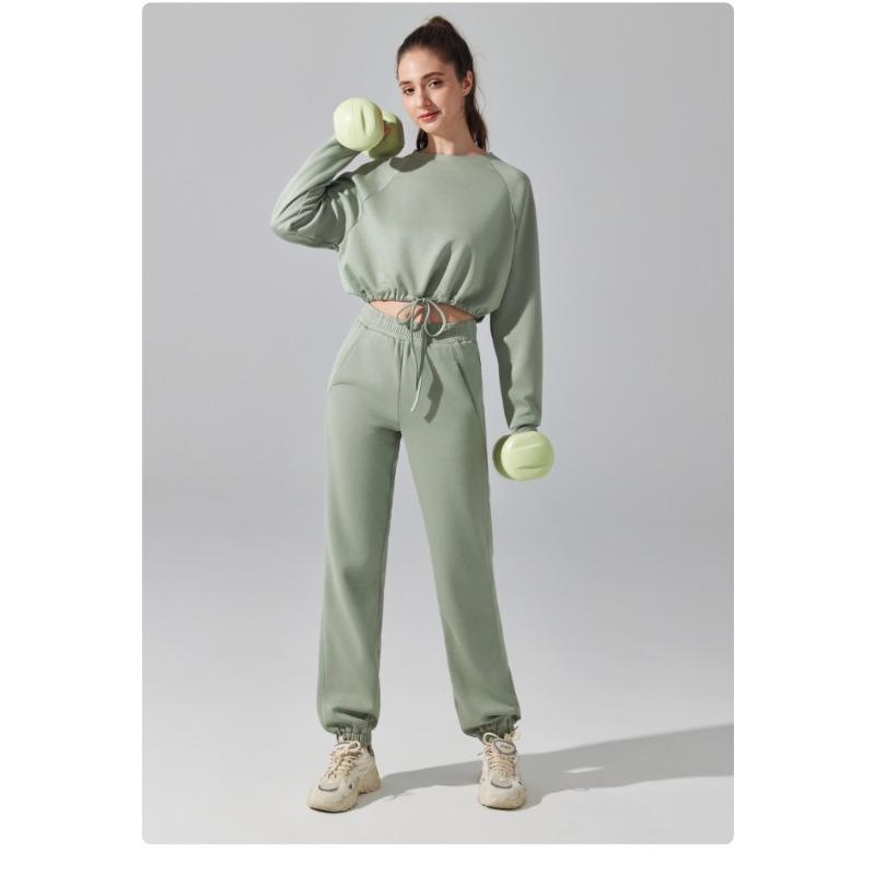 

12/5000 Женский повседневный спортивный костюм с капюшоном однотонный XL зелёный