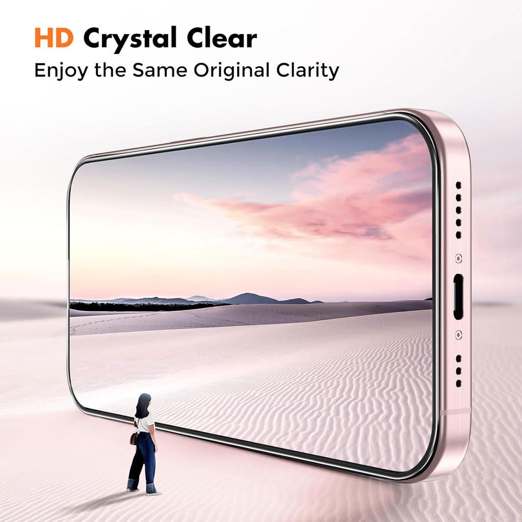 3Pcs Full Cover Tempered Glass For Apple iPhone 13 11 12 14 Pro Max 15 Plus Screen Protector For iPhone X XR XS Protective Film2