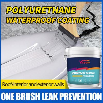 Roof Waterproof Coating Sealant Agent Urethane Antileak Invisible Paste Glue Repair Home Bathroom 1KG Repair Materia