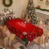 Christmas Tablecloth, New Year Round Tablecloth, Atmospheric Decoration, Coffee Table Cloth, Spring Festival Tablecloth Cover