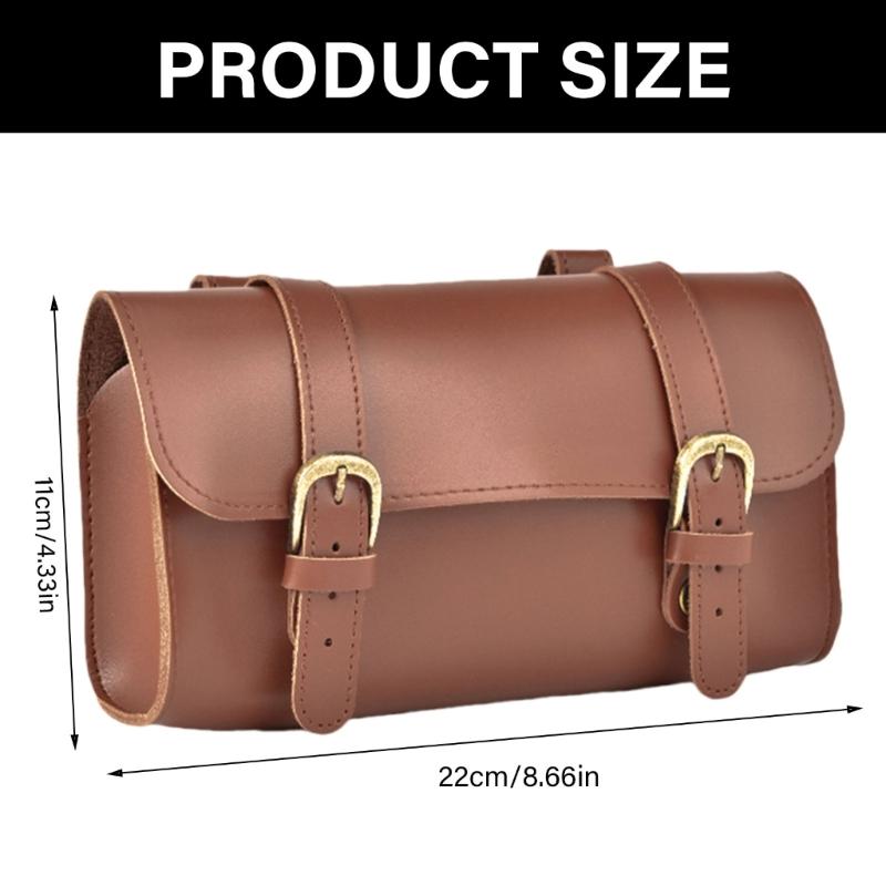 Biciclette Vintage Borsa Anteriore Borse in Pelle per Bicicletta Borse Delicate per Selle di Bicicletta Borsa Accessorio per Bicicletta con Ampio Spazio di Archiviazione