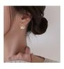 925 Silver Needle French Cross Earrings - Elegant High-End Studs