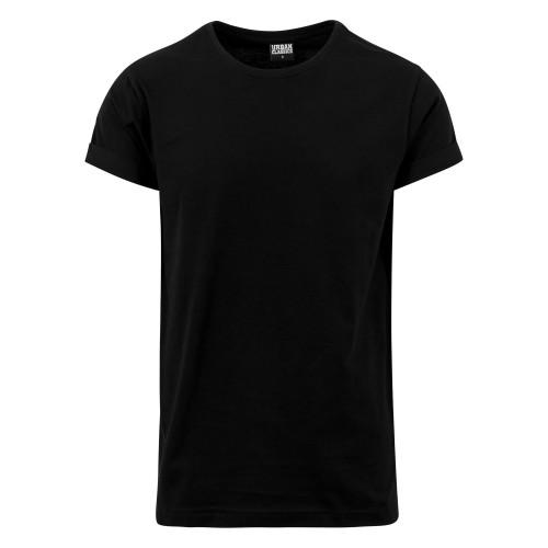 Urban Classics Herr T-shirt med uppvikta ärmar
