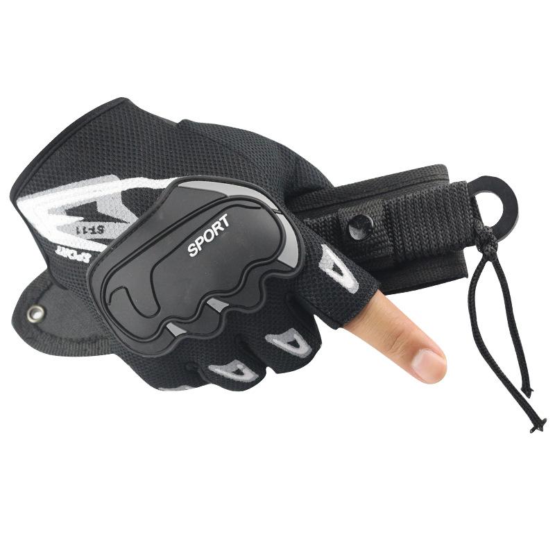 Cycling Half-finger Gloves Men's Spring and Summer Touch Screen Wear-resistant Outdoor Mountaineering Non-slip