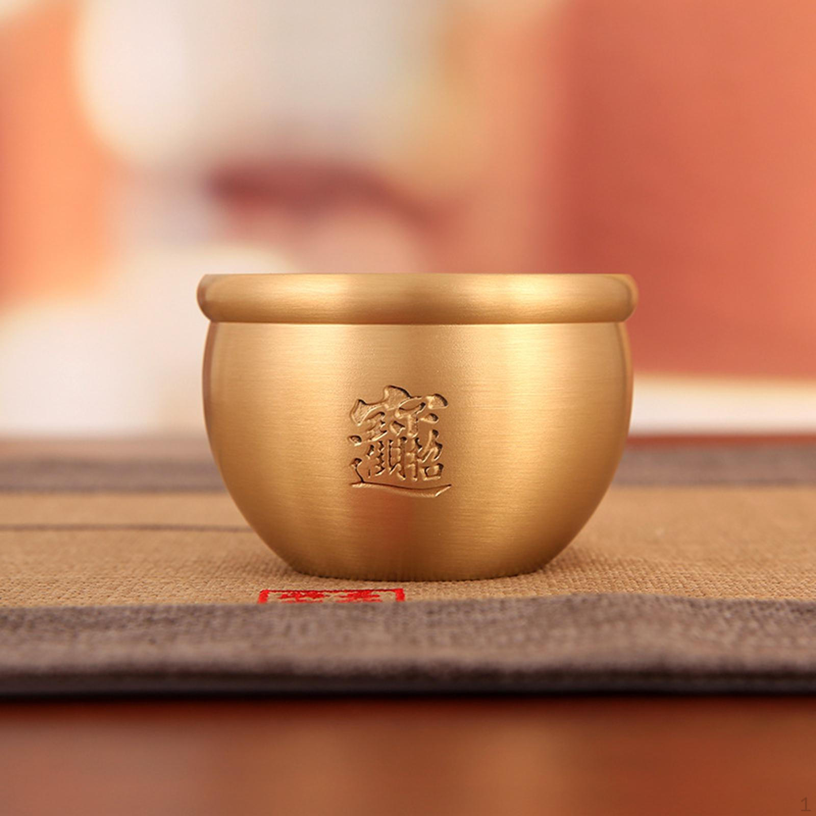 

Novelty Planter Vase Chinese Decorations Water Tank Gold Piggy Fortune Cylinder for Home Decor
