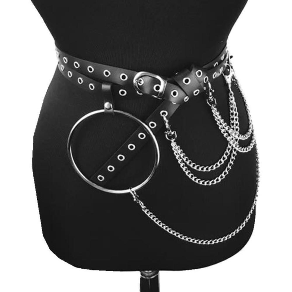 Multi-layer PU Leather Belt Extended Dress Waist Chain Fashion Women Waist Belt  Suit Decoration