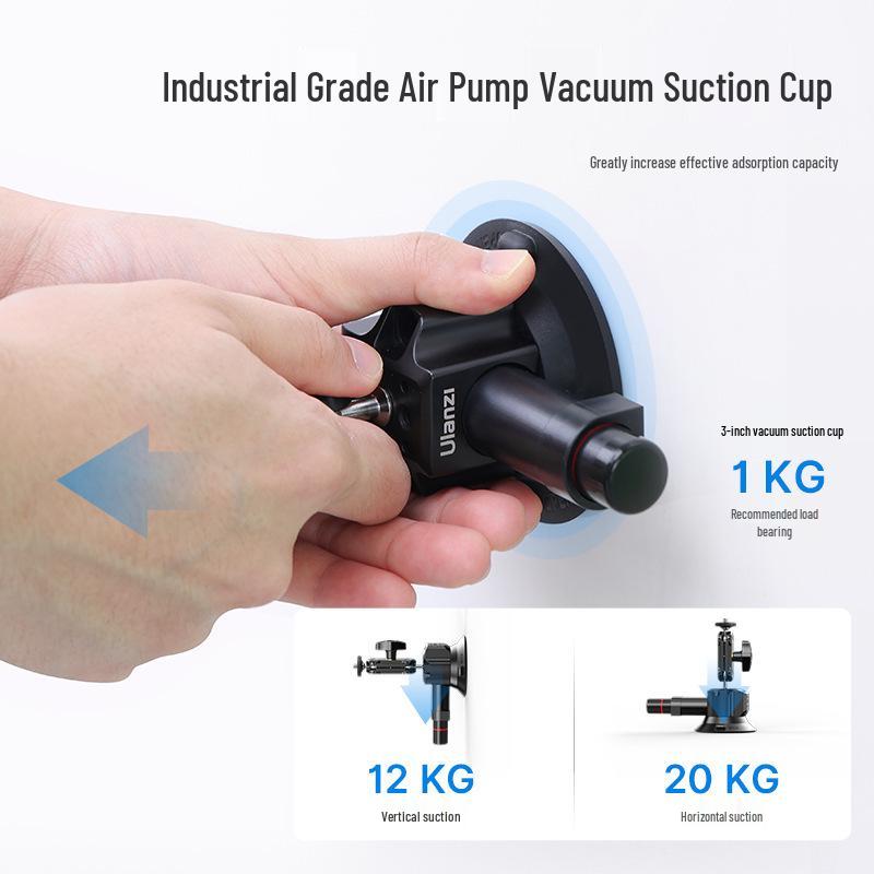 Ulanzi SC-01 Ventosa a Vuoto Portatile da 3+ Pollici con Design Integrato