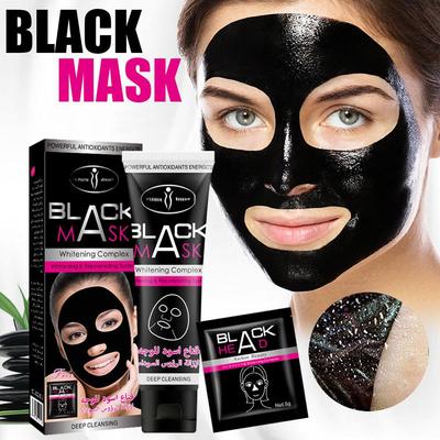 Schwarze Schlamm-Gesichtsmaske, reinigende Gesichtsmaske, zerreißende Schlammmaske, feuchtigkeitsspendende Gesichtsmaske