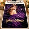 Flannel BlanketTaylor Swift Custom Name Text Personalized Soft Warm Throw Blanket Home Decor Gift