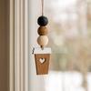 2Pcs Wooden Coffee Shop Signage Vintage DIY Hanging Decor Coffee Cup Doorplate  Gift