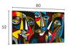 Szklana Płyta Ochronna Na Kuchenkę 80x52 Pop Art