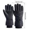 Rechargeable Heated Gloves 3 Modes Adjustable Full Finger Heated Winter Hand Warmer Touchscreen Mitten Hand Warmer For Travel