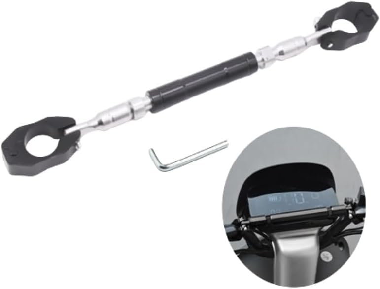 LEAUNGYOO Motorcycle Balance Handlebar Universal Mounting Diameter Aluminum Alloy Handlebar Crossbar Bar, Stabilizer, 22mm, Brace, Adjustable,