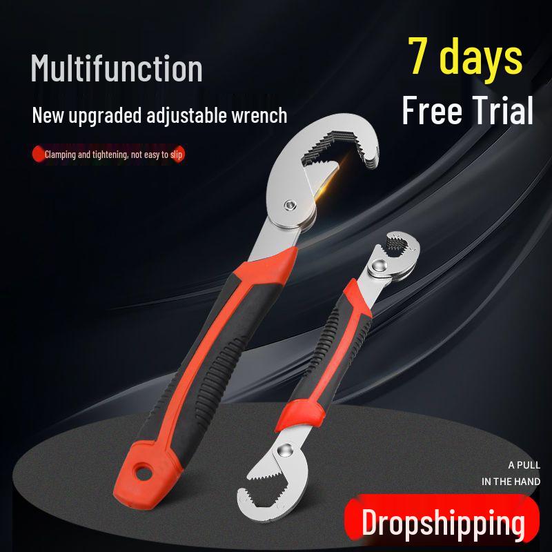 Universeller verstellbarer Multifunktionsschlüssel für große Rohre