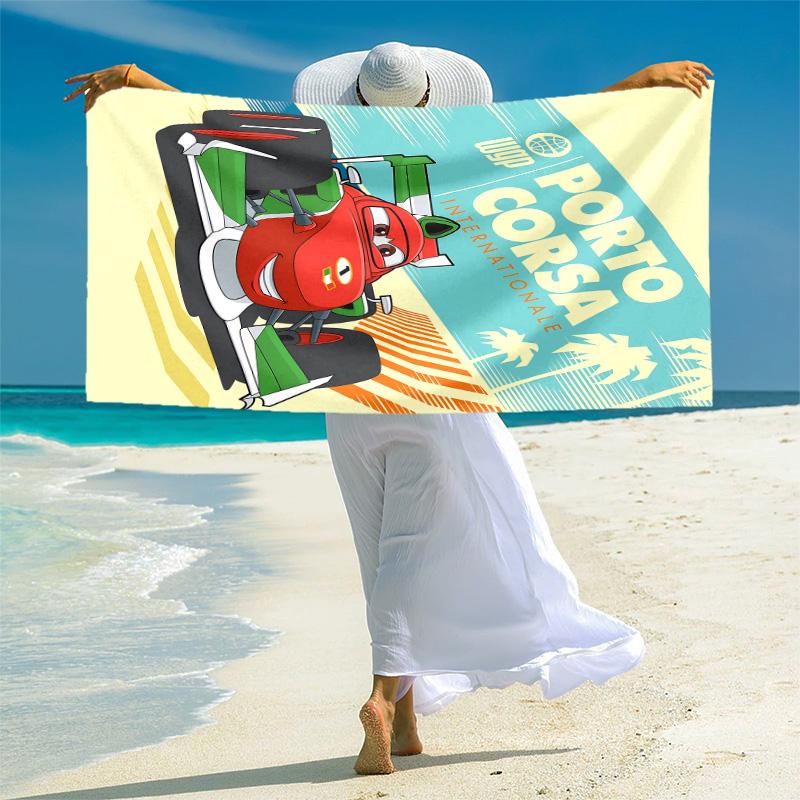 1pc Spirit Adventure Beach Towel, Highly Absorbent, Soft Comfortable, Yoga, Swimming, Fitness, Camping, Beach Activities. B730062