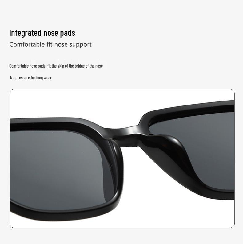 Avocado Green Polarized Women's Sunglasses with TR Frame & Wood Grain Legs - High-End Feel 2024