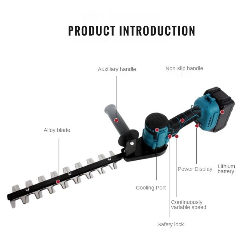 Garden Yard Leaf Fence Trimming Tool New Household Electric Pruner Brushless Charging Hedge Trimmer