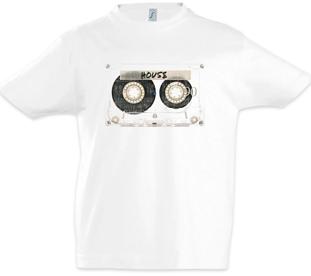 Tape House Kids Boys kids boys T-Shirt Cassette Techno MC DJ Wave Electro Synthesizer 120