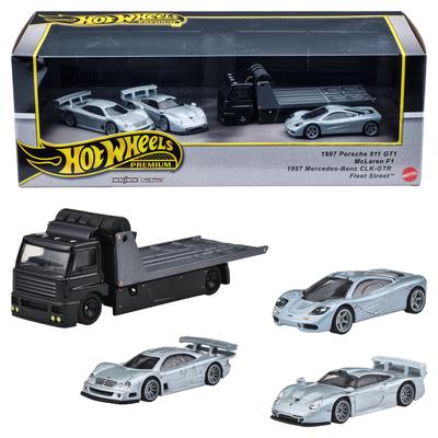 Hot Wheels Premium Set Assortment ADVAN Racing Team Vehicle 4 Mini Ages Collector's - Toys, Cars, 3+, Multi-Purpose, 987C-GMH39