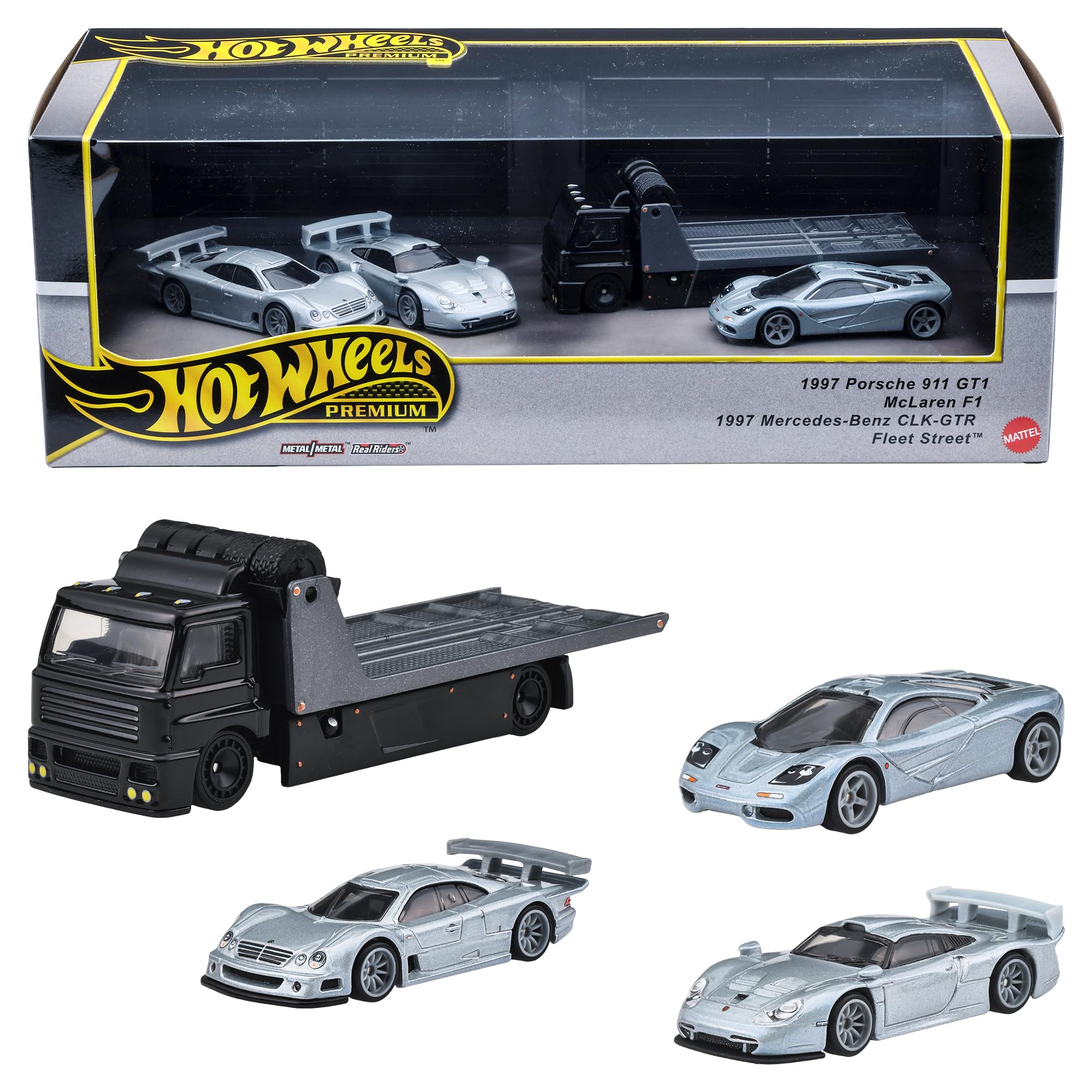 

Набор коллекционных моделей Hot Wheels Premium Ассортимент Автомобиль Гоночная команда ADVAN Игрушка Мини-машина 4 автомобиля Возраст 3 года и старше Мульти - 987C-GMH39