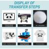 10 Pcs A3/A4 Adhesive Patches Double-Sided Adhesive Film Iron On Patches For DIY Projects And Fabric Decorations