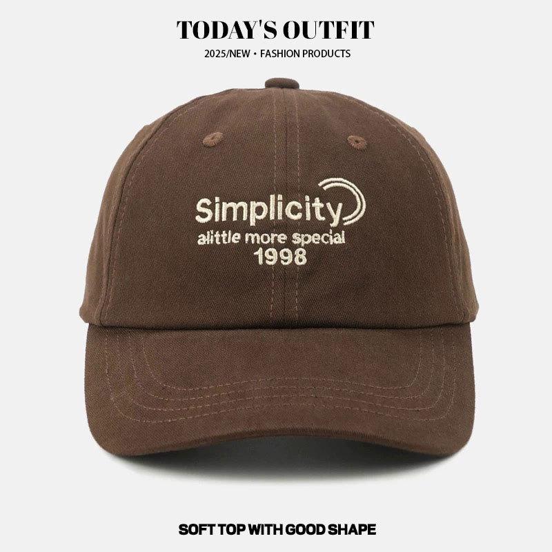 

Бейсболка с вышивкой букв Новая корейская бейсболка Женская бейсболка с широкими полями для лица Буквы Защита от солнца Бейсболка