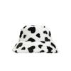 Fluffy Plush Fisherman Hat Thicken Winter Plush Hat Cute Love Heart Bucket Hat  Girl