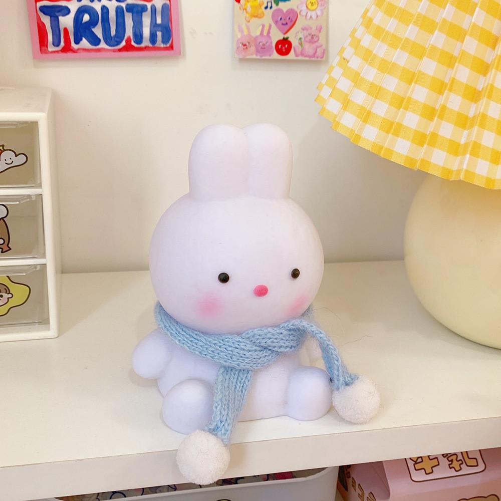 Lamp Night Button Cell Powered Cartoon Cute Four Types Of Rabbits Shaped Lights