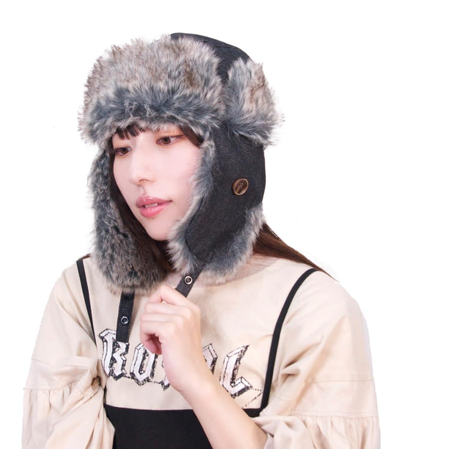 DENIM FLIGHT Flight Cap [polcadot] CAP/Denim