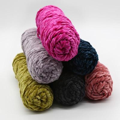 Chenille Gold Velvet Yarn: DIY Knitted Scarf Material, Crochet Bag, Thick Line, Slippers.