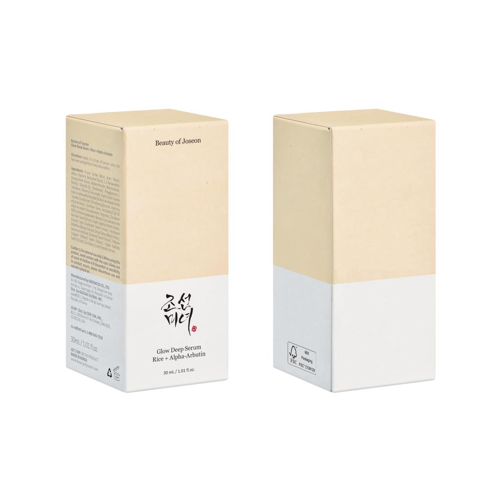 of Glow Deep Rice Alpha arbutin Rice bran water serum 30ml [Beauty Joseon] Serum + [BOJ]