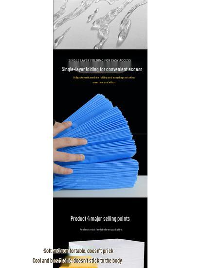 Waterproof & Oil-Proof Disposable Massage Bed Sheets, 200-Pack, Breathable, Thickened, with Face Hole for Beauty Salons