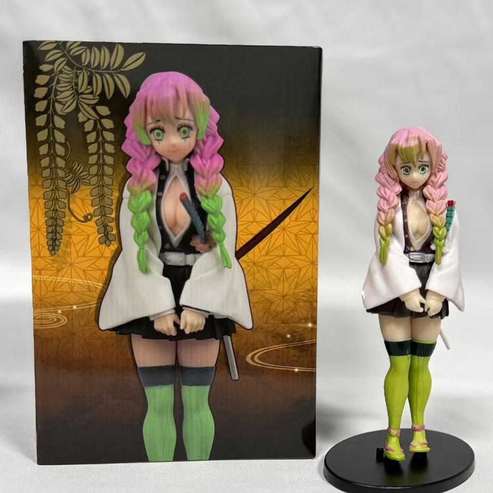 Non-Toxic .Spot Anime Slayer Kimetsu No Yaiba Figure Kamado Tanjirou Action Figure Agatsuma Zenitsu Nezuko Warrior Pvc Model Toys