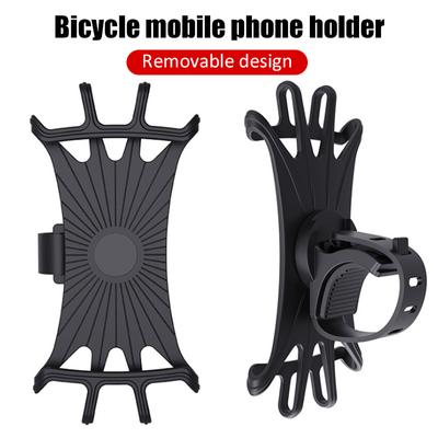 Uniwersalny Uchwyt na Telefon Komórkowy do Roweru Obrotowy Silikonowy Uchwyt na Telefon do Roweru Uchwyt na Kierownicę Motocykla Dla Telefonu 4.0-6.0 Calowego