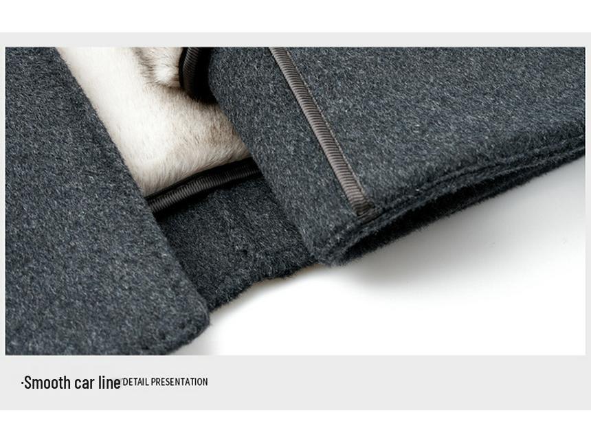 Men's Mid-Length Woolen Winter Coat with Plus Velvet for Middle-Aged and Elderly, Thickened Windbreaker Jacket.