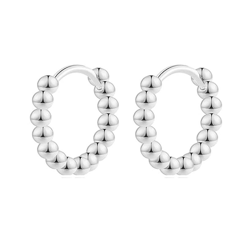 Stainless Steel Ear Barbels Ear Ring Star and Moon Ear Hoops Versatile Ear Pinning Accessories
