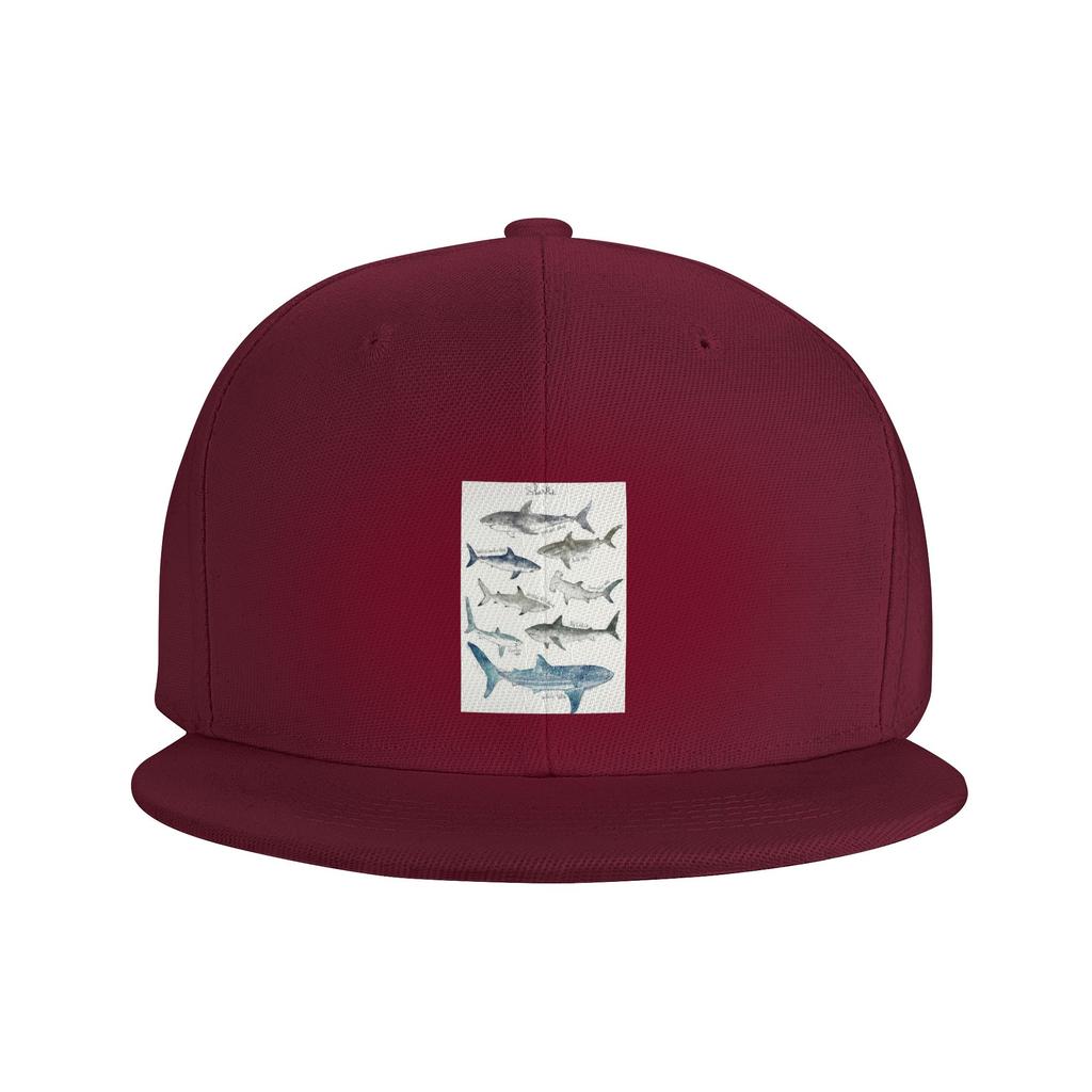 Sharks Baseball Caps Snapback Fashion Baseball Hats Breathable Casual Casquette Outdoor for Unisexs And WoUnisexs