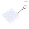 Relaxing Diy Keyboard Keychain Keycap Keys Button Finger Keyboard Cap 1/2/3/4/9Keys Relief Stress Clicker Toy Child Adult