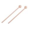 Homyl 1 Pair of Wood Mallet Percussion Sticks, Wooden Mallet Percussion Sticks, Musical Toys, Wooden Head Drumsticks for Tabletop Xylophones, Energy C