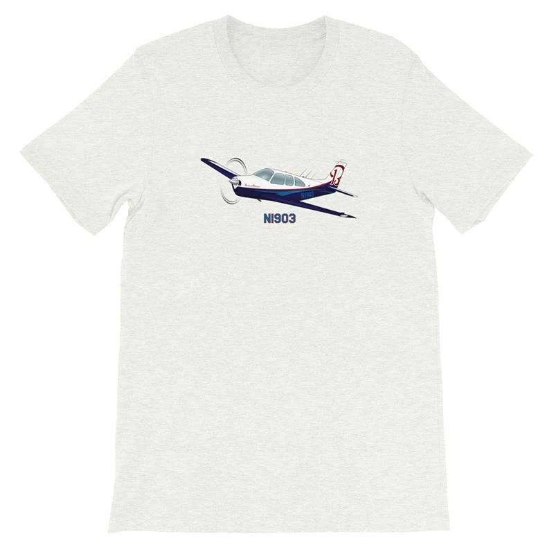 

Airplane T-Shirt (Red/Blue #3) AIR255452-RB3 - Personalized with Your N# S