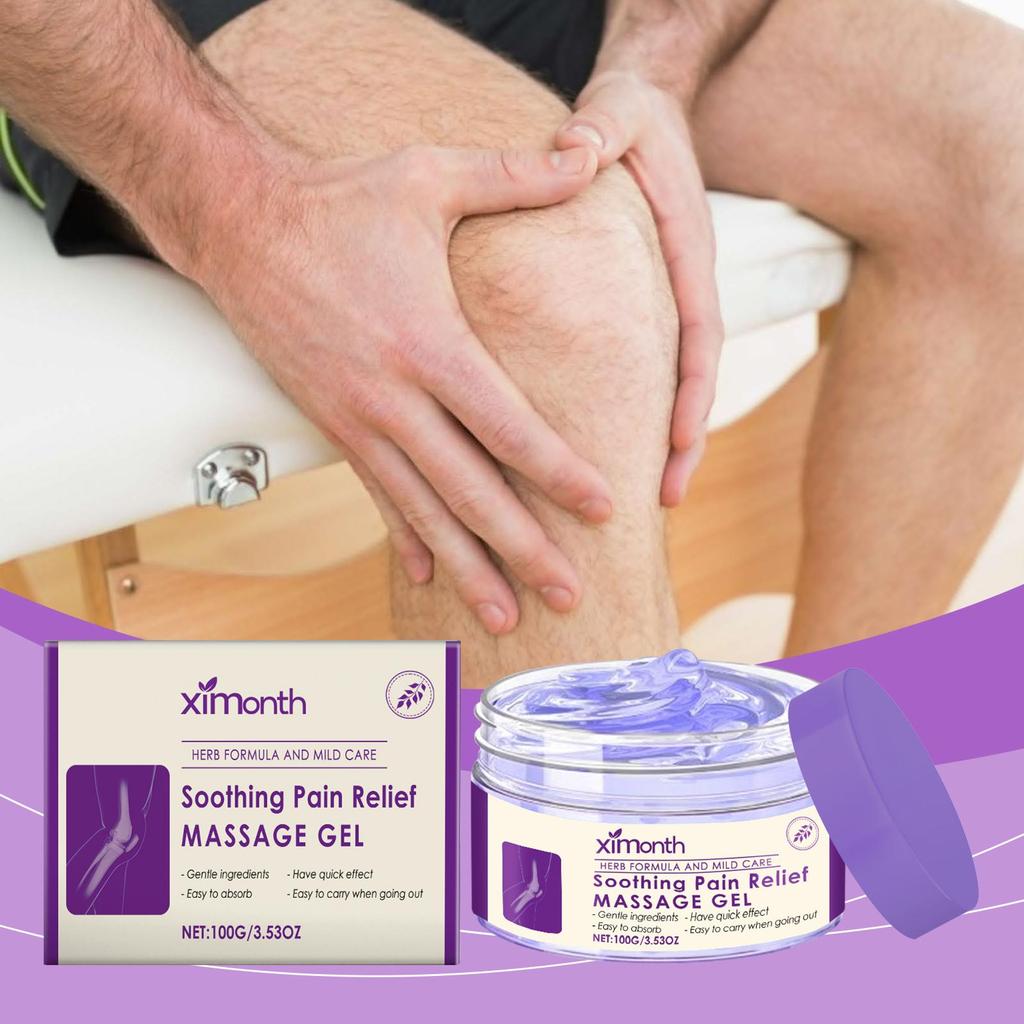 Soothing Pain Relief Massage Gel Daily Care Joint Knees Elbows and Shoulders Comforting External Application Gel