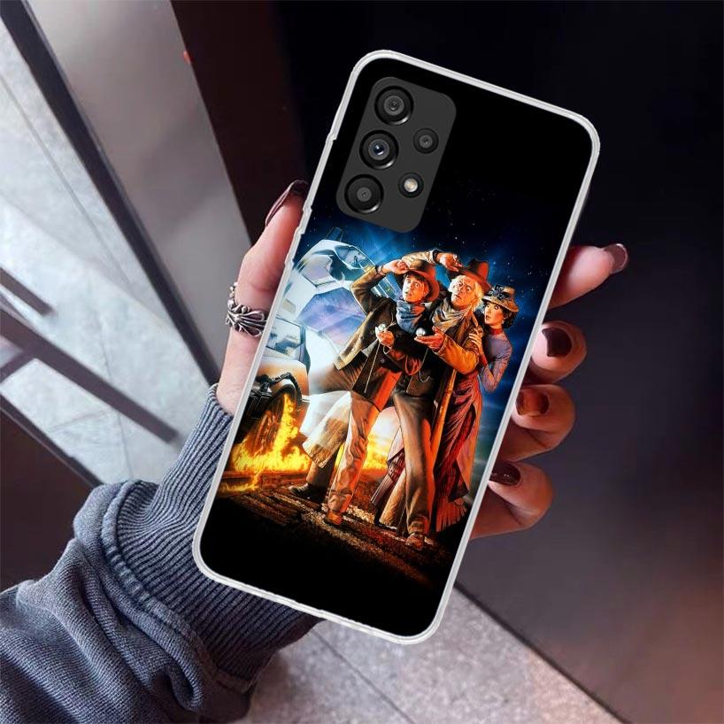 Back To The Future TV Phone Case For Samsung Galaxy A12 A52S A42 A32 A22 A51 A50 Note 20 Ultra 10 S10 Plus A71 A70 A31 A30 A10S