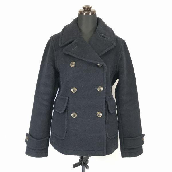 

Made in England/LONDON TRADITION for GLR/Short Wool Pea Coat/Outerwear/36/Ladies S/Navy/
