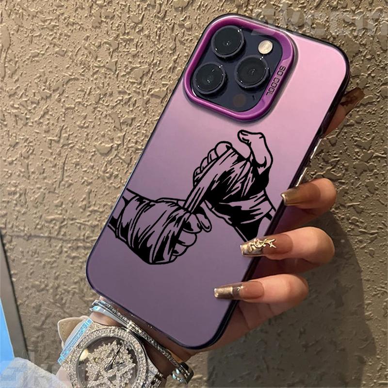 Boxweltmeister-Thema IMD Handyhülle für iPhone 16 15 14 13 12 11 Pro Max 7 8 Plus X XS XR 16E Stoßfestes Hartschalencover
