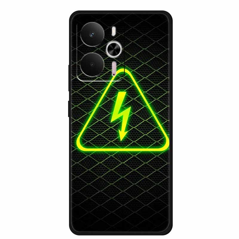 For Realme 14 5G Case Realme14 Coque 6.67" Black Silicone Soft TPU Phone Case For Realme 14 2025 Back Cover Case Shell Funda Cat
